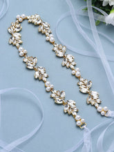 1pc Women's Bridal Belt & Waist Chain Decorated With Pearls & Rhinestones For Wedding Events